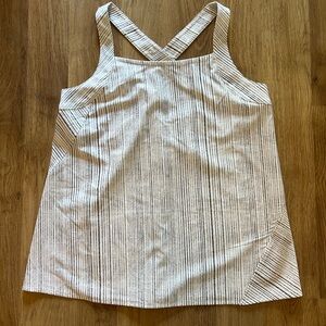 Athleta Arrival Tank "Amara Stripe" Black and White, NWOT Small, Athleisure